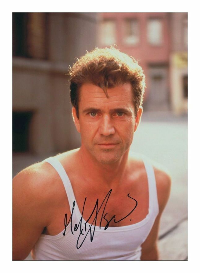 MEL GIBSON AUTOGRAPH SIGNED PP Photo Poster painting POSTER