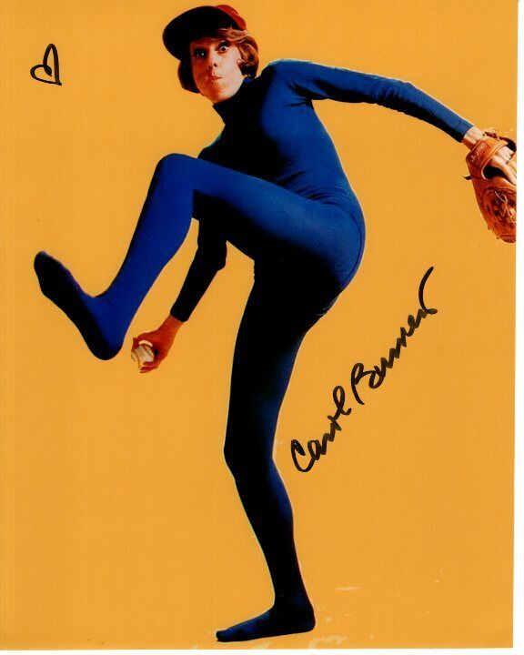 CAROL BURNETT signed autographed BASEBALL 8x10 Photo Poster painting