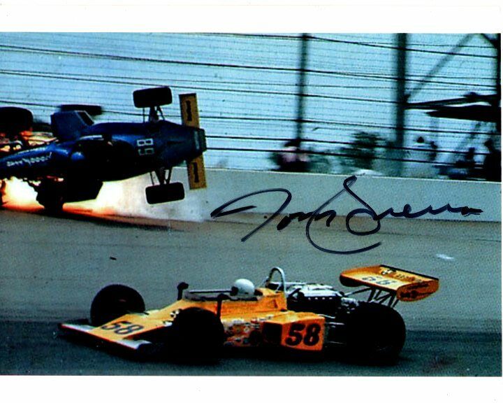 TOM SNEVA signed autographed INDY Photo Poster painting