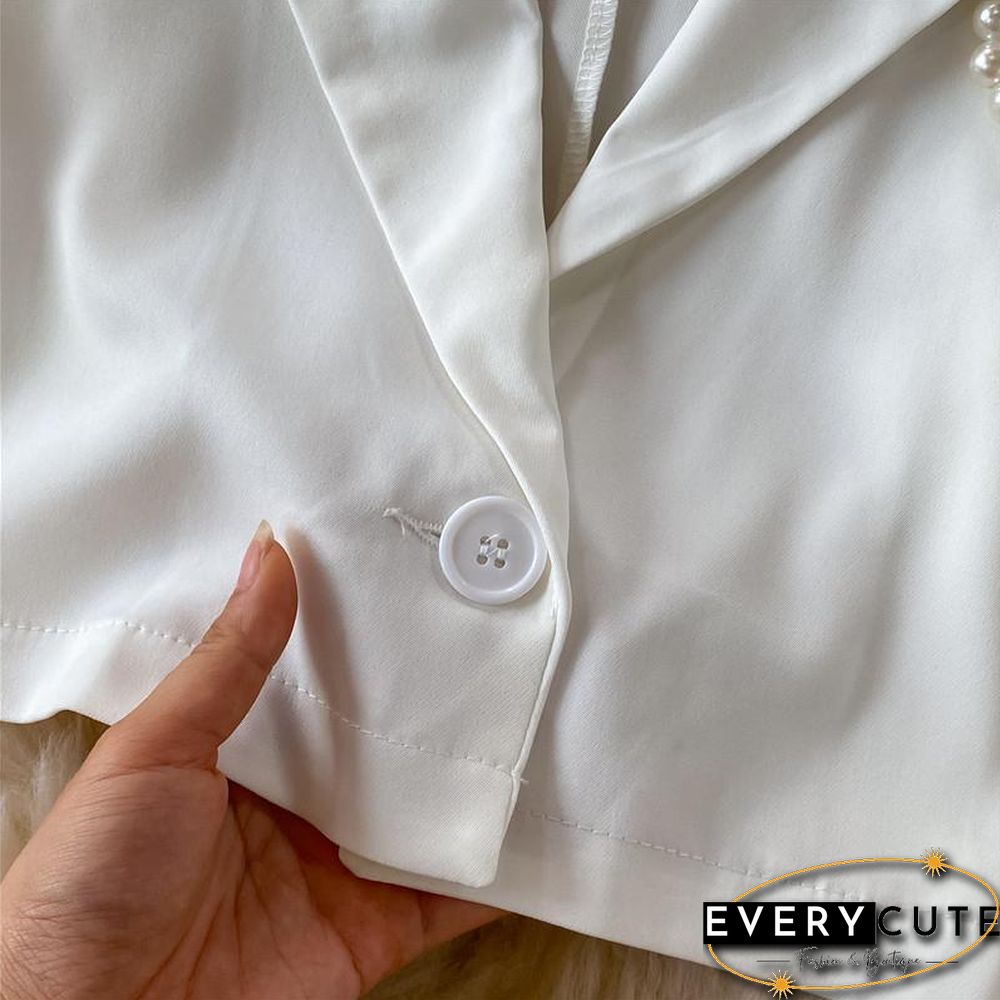 Fashion Lapel Coat+Cami Dress P11584