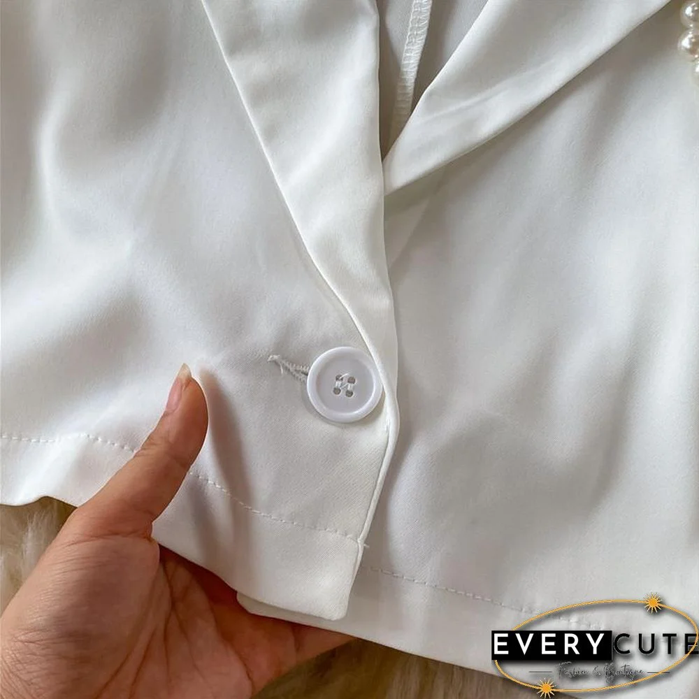 Fashion Lapel Coat+Cami Dress P11584