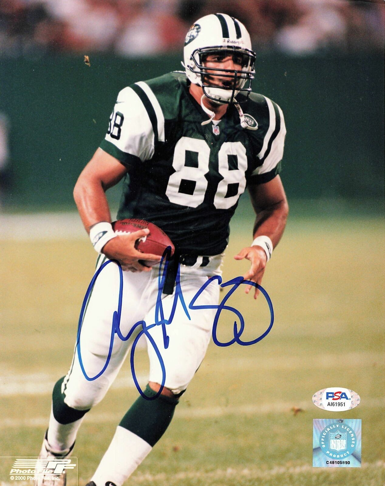 ANTHONY BECHT signed 8x10 Photo Poster painting PSA/DNA New York Jets Autographed