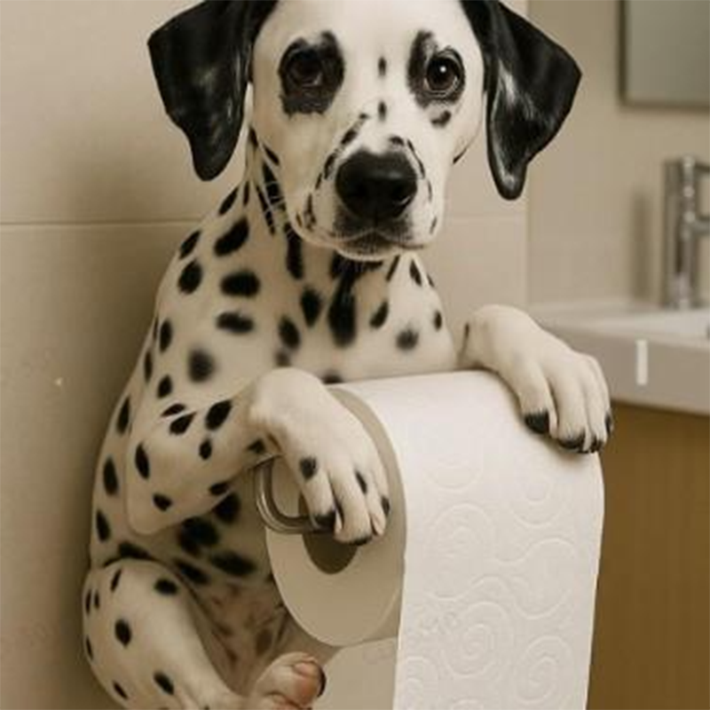 Hunde-Toiletten papier rollen halter