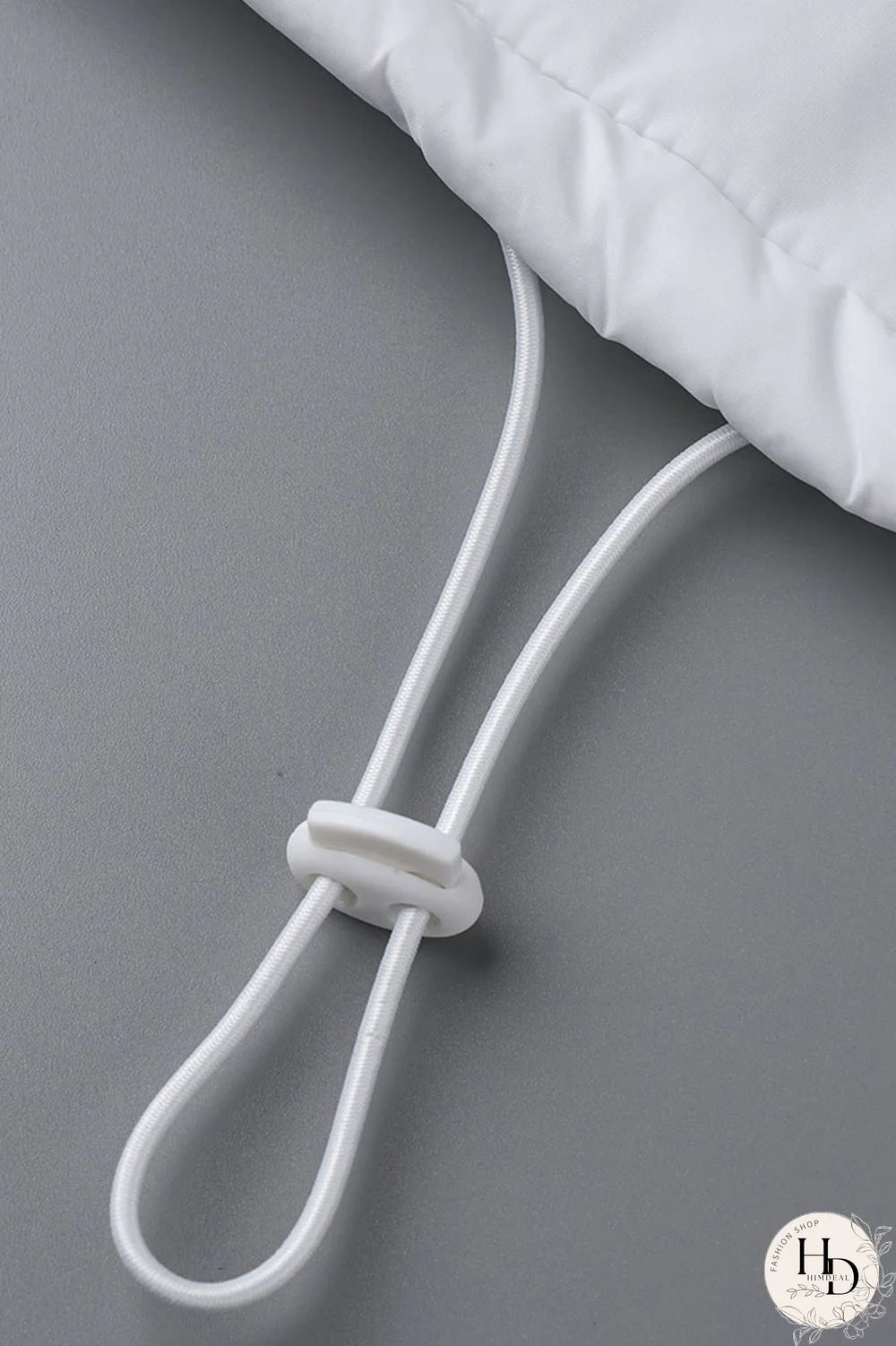 Black Casual Street Solid Patchwork Draw String Buttons Zipper Outerwear