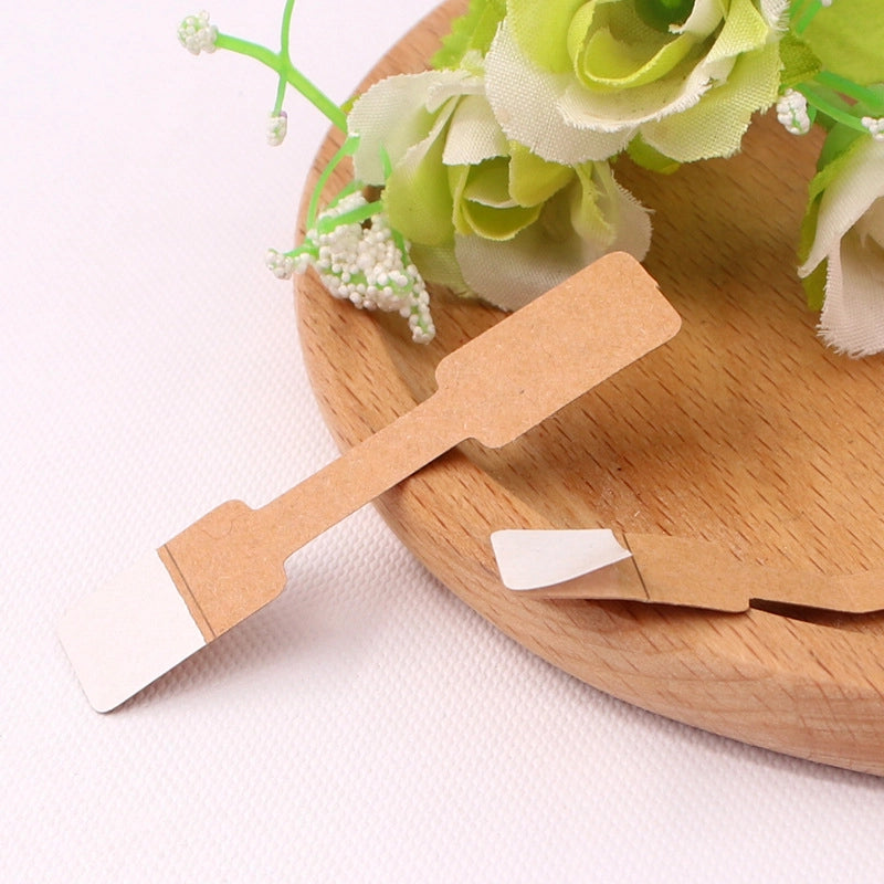 100 PCS/Package Paper Minimalist Classic Style Solid Color Jewelry Packaging Cards4