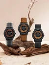 Magnetic Suspension Ball Bearings Without Pointers Wormhole Concept Men's Watch