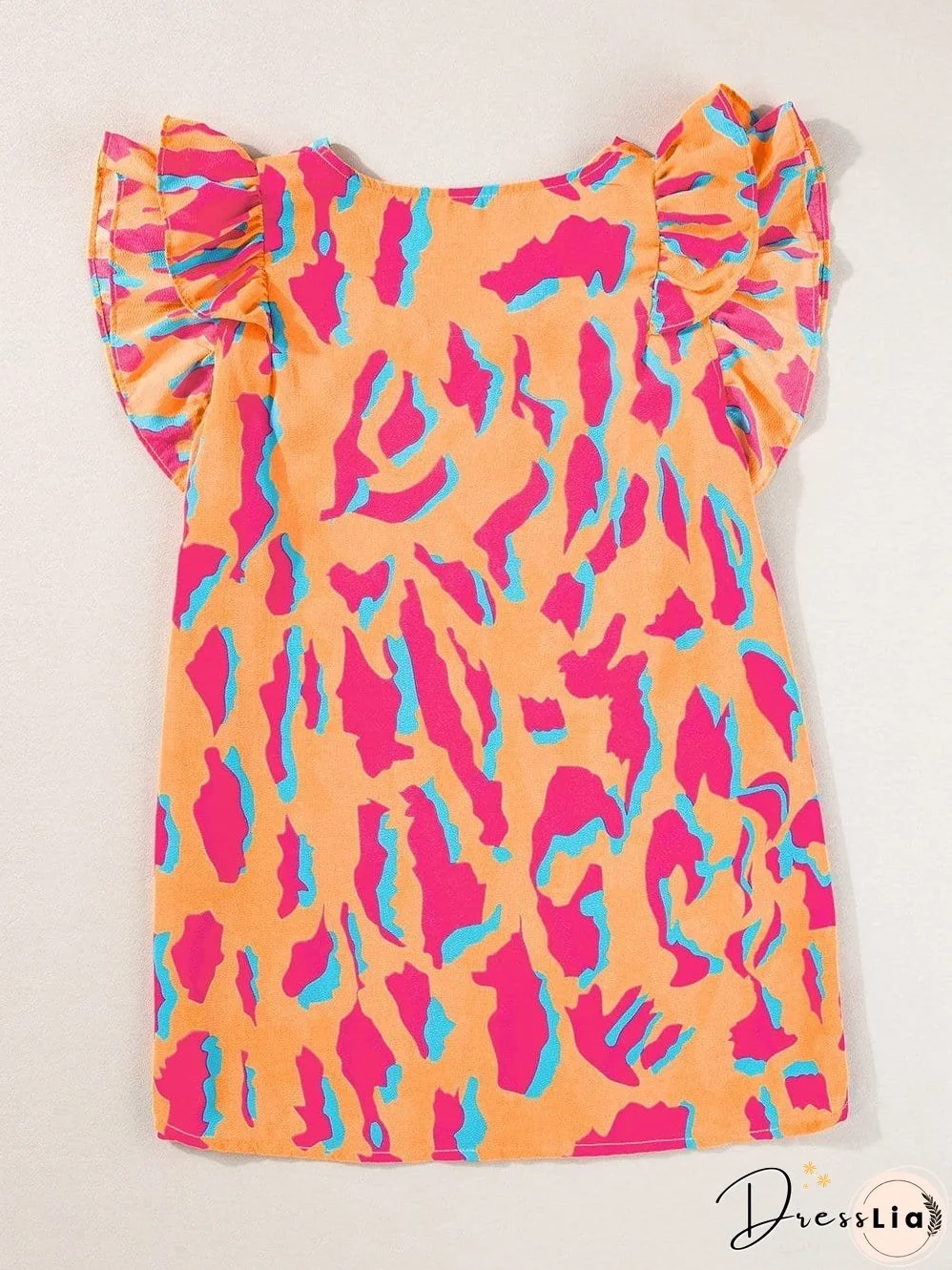 Casual Ruffle Sleeve Blouse