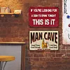2PCS bi&egrave;re - Ensemble de panneaux en m&eacute;tal(20*30cm/30*40cm)