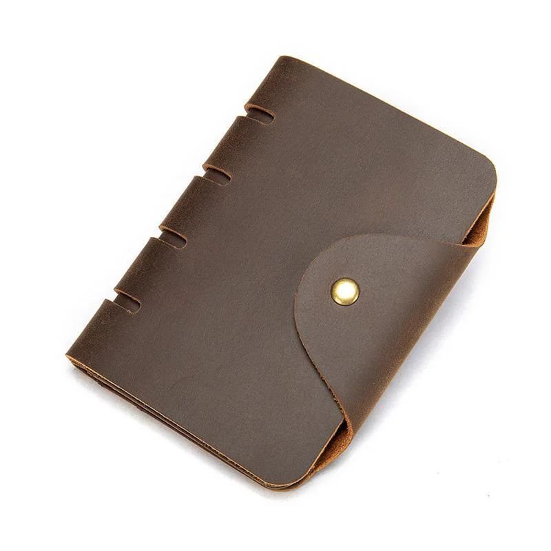 Durable RFID Blocking Vintage Leather Short Wallets