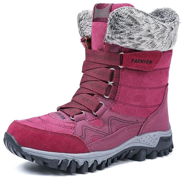 Orthopedic Women Boots Arch Support Warm NonSlip High Top Boots