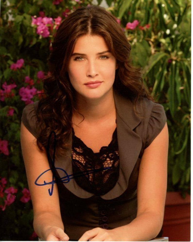 Cobie smulders signed autographed how i met your mother robin scherbatsky Photo Poster painting