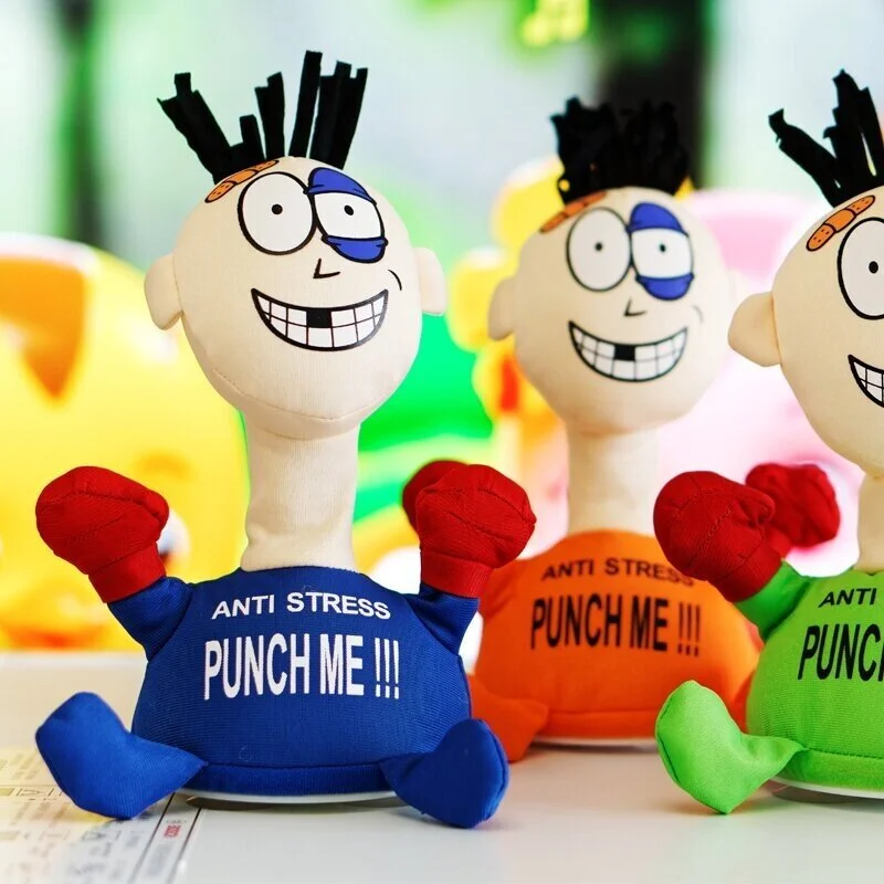Funny Punch Me Screaming Doll