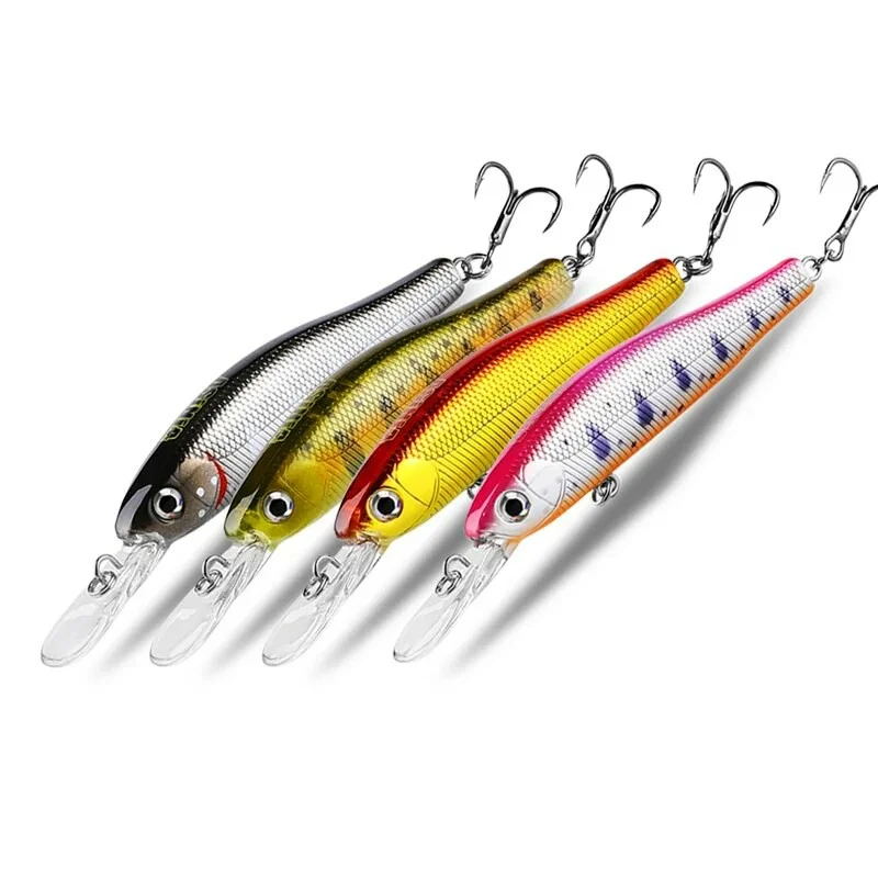 ASINIA Best price 4pcs each set 65mm 5.5g dive 2m professional quality magnet weight fishing lures minnow