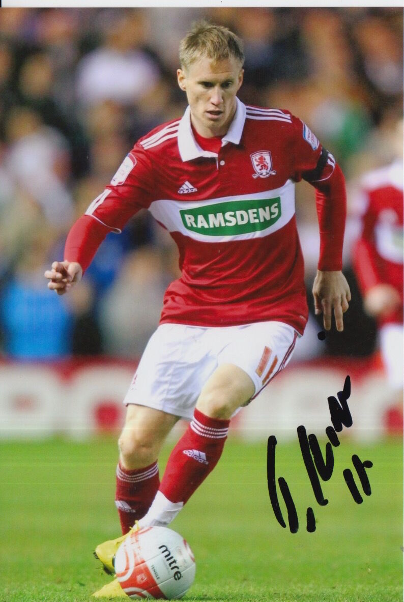 MIDDLESBROUGH HAND SIGNED TARMO KINK 6X4 Photo Poster painting 1.