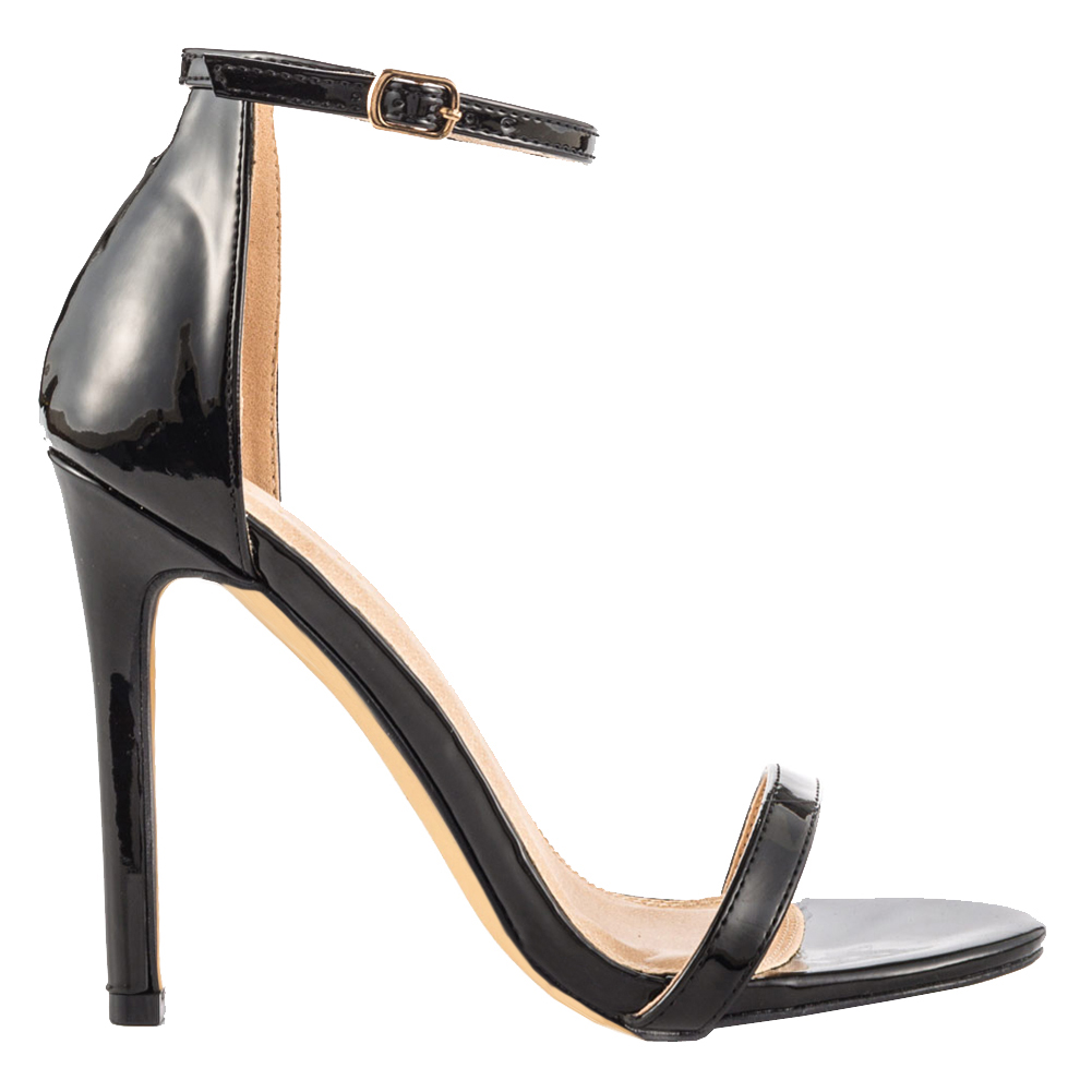 Women's Heeled Sandals Buckled Ankle Strap Dress Sandals Stilettos-vocosishoes