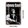 [Grande Taille]Johnny Cash - Panneaux en &eacute;tain m&eacute;tallique(30*40cm)