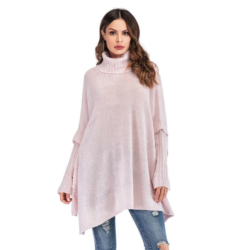 Turtle Neck Loose Sweater Women's Sweater