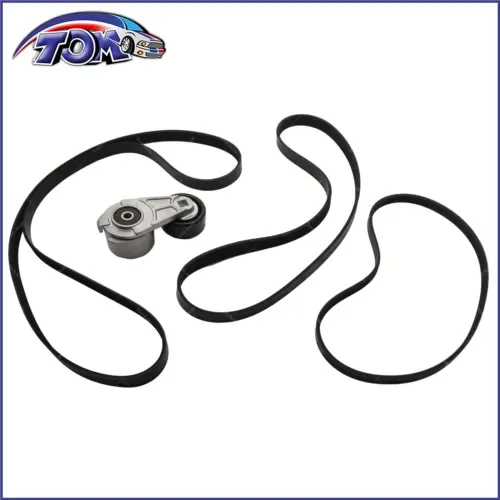 Dronehint Serpentine Accessory Belt Drive Component Kit For 14-20 Cadillac GMC 90K39371 (For: GMC) Parts