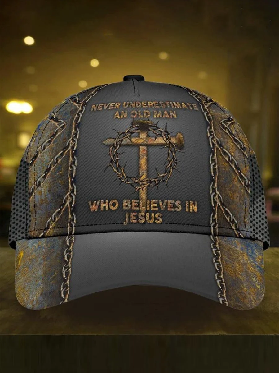 men's printed hats