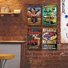 6PCS Pin Up Girls - Metal Tin Signs Set(8*12Inch/12*16Inch) - Garage&Transport