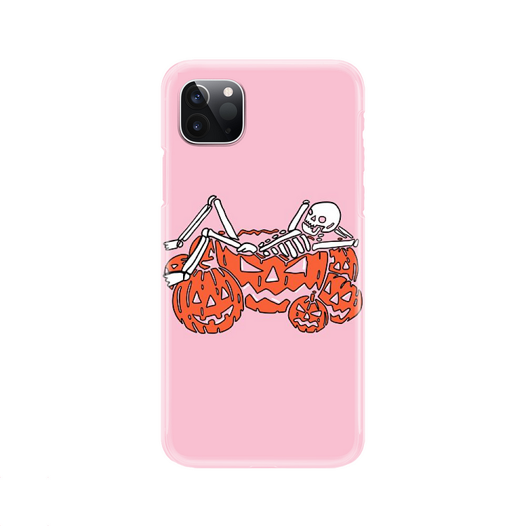 Mr Skull In The Pumpkin Pile, Halloween iPhone Case
