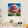 Kansas City Chiefs Football-11CT Stamped Cross Stitch 45*45cm