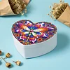 Dragonfly DIY Diamond Painting Heart-Shaped Jewelry Box Decorative Storage Case