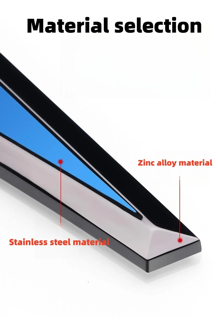 Car fender modification car logo metal sticker