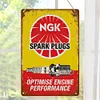 Bougies d&rsquo;allumage NGK - Enseignes en bois(20*30cm/30*40cm)