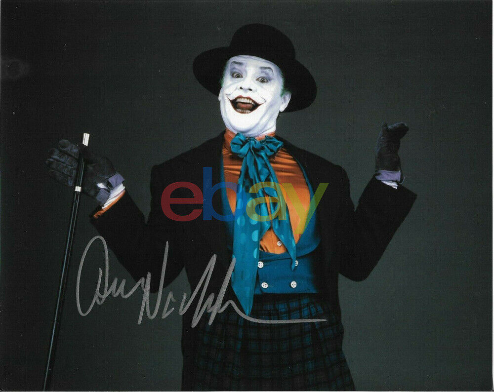 JACK NICHOLSON 'Joker' Autographed 8 x 10 Signed Photo Poster painting reprint