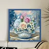 Shell Flowers-11CT Stamped Cross Stitch 40*40cm/15.75*15.75in tapestrymarket