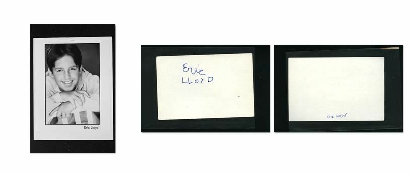 Eric Lloyd - Signed Autograph and Headshot Photo Poster painting set - Santa Clause 2