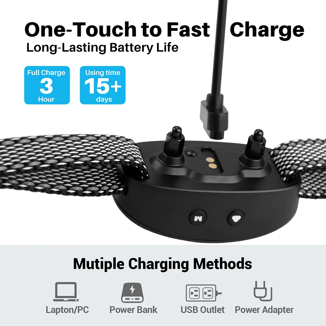 BEBANG Bark Collar for Dogs with 3 Modes Beep Vibration and Shock Dog Shock Collar for Small Medium and Large Dogs, Shock Collar for Dogs in Humane Effective Scientific Training Methods