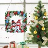 Acryl Weihnachten Schneemann Kranz - 5d DIY Handwerk Anhänger