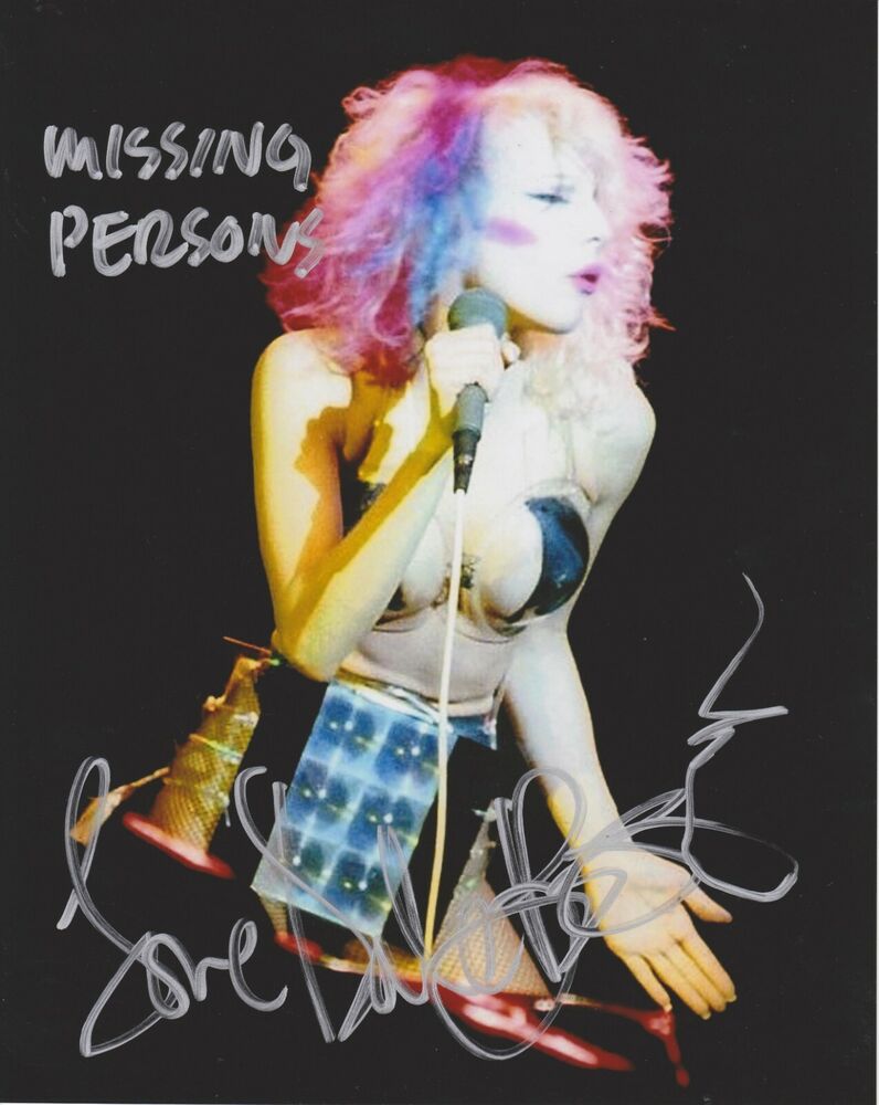 Dale Bozzio Missing Persons Original Signed 8x10 Photo Poster painting #19 At Hollywoodshow