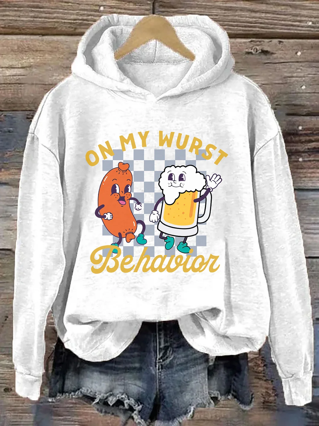 On My Wurst Behavior Hoodie