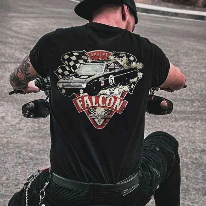 SPRINT FALCON Classic Car Print Men's T-shirt