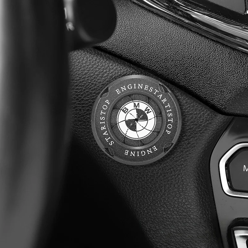 Car mechanical style one-click start car LOGO protective cover