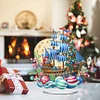 >SALE<Acrylic Special Shape Christmas Sailboat Diamond Painting Tabletop Ornaments