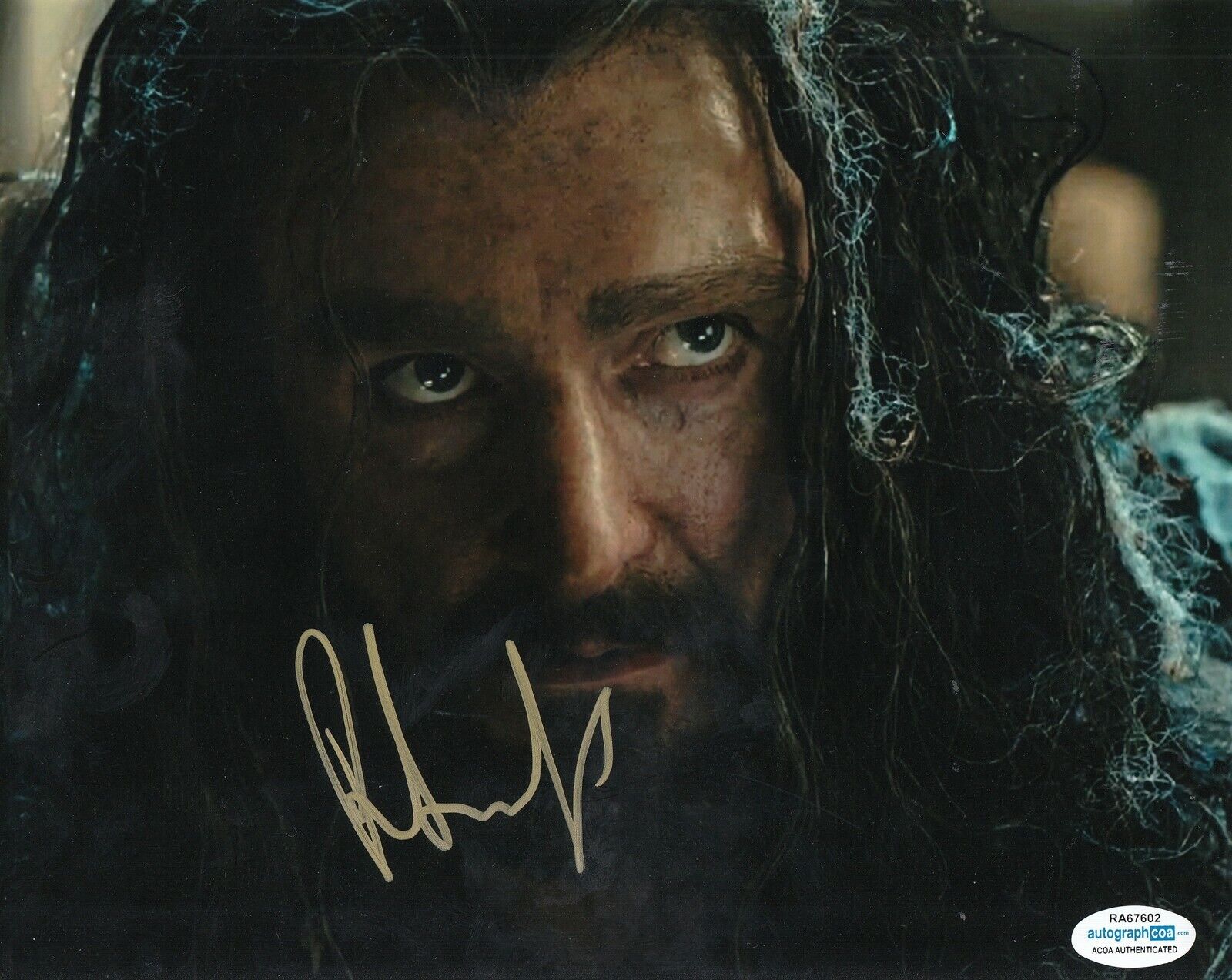 RICHARD ARMITAGE signed (THE HOBBIT ) 8X10 *Thorin* Photo Poster painting ACOA Authenticated #1