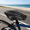 Carbon 3D Printed Bike Saddle Lightweight Short Nose Racing Bicycle Seat Shockproof Ultralight Road MTB Cycling Cushion Cycling Accessories