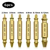 6pcs Damaged Screw Extractor Speed Out Drill Bits Tool Broken Bolt Remover