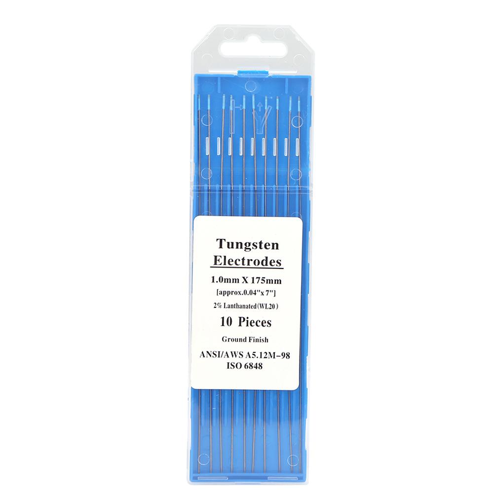 

10pcs/set WL20 Lanthanum Tungsten Electrode Weld Rods for Welding Machine, 2.4*175mm, 501 Original