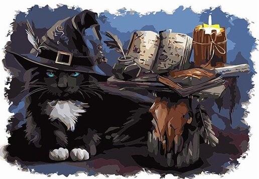 

The Magical Cat – Paint By Numbers - 40*50CM, 501 Original