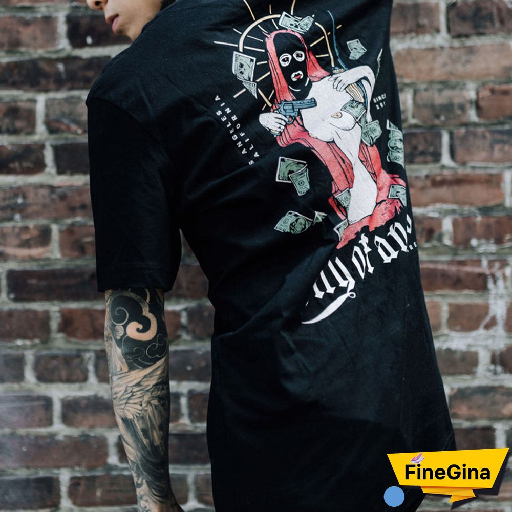 City Of Angels Trendy Print T-Shirt