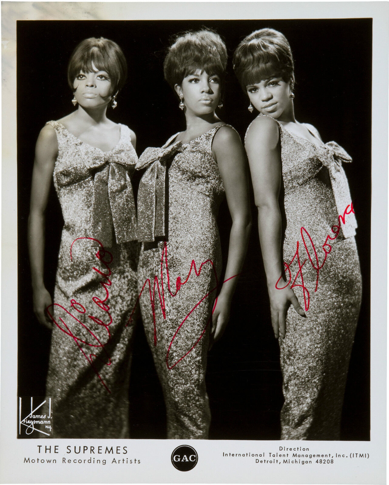 THE SUPREMES Signed Photo Poster paintinggraph - Motown / Soul / R&B Group - preprint