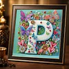 Butterfly Flower P 5D Partial Drill DIY Diamond Painting Kit 30*30cm