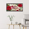(50*25cm)Christmas Flower - Full Round Drill Diamond Painting