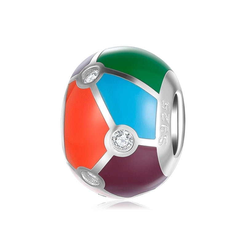 1 Piece 925 Sterling Silver Zircon Solid Color Jewelry Accessories