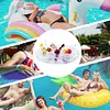 Inflatable Floating Drink Holder Beverage Holder Multifunction for Pool Hot Tub